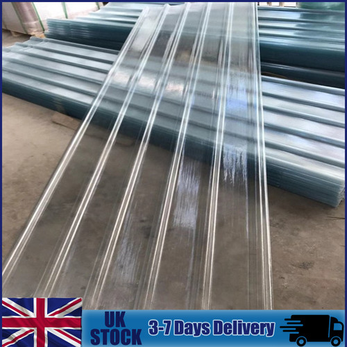5pcs clear corrugated pvc - 5pcs,
