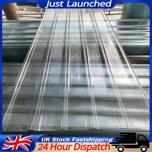 5pcs clear corrugated - corrugated, frp