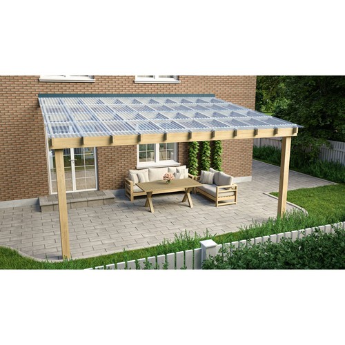 Clear corrugated roofing - corrugated,