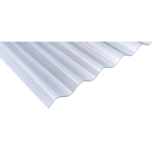 Clear pvcu corrugated - clear,