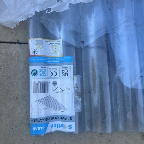 Clear pvc corrugated - pvc, roofing