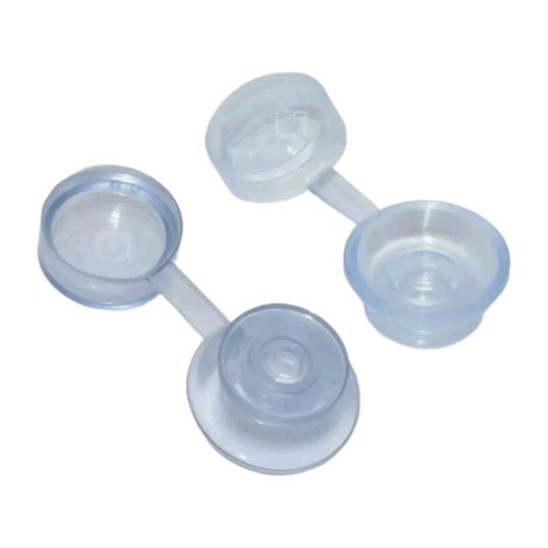Clear strap cap washers - clear,