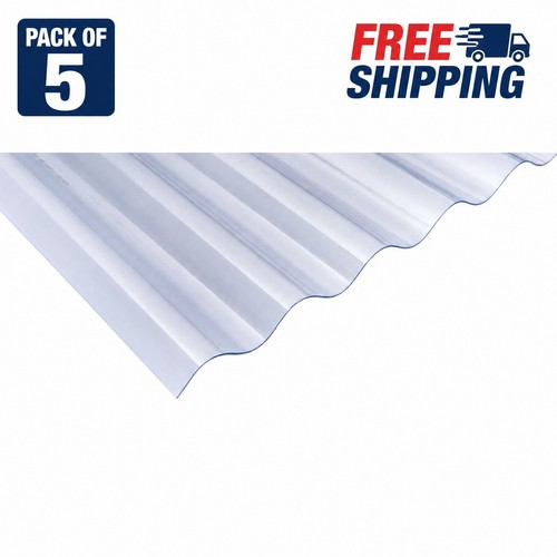 Clear pvc corrugated - clear, roofing