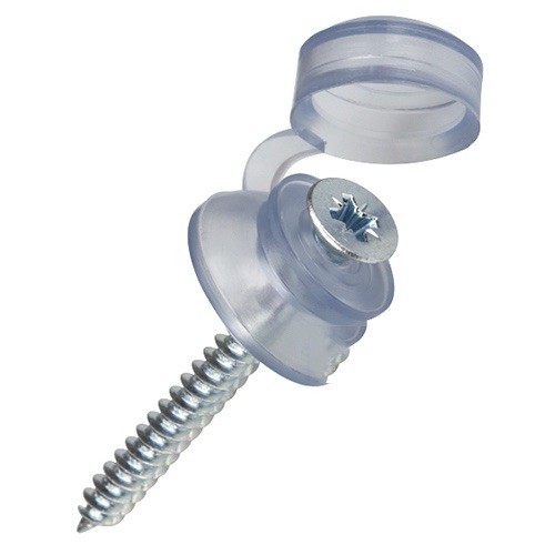 Corrugated sheeting clear - clear, caps