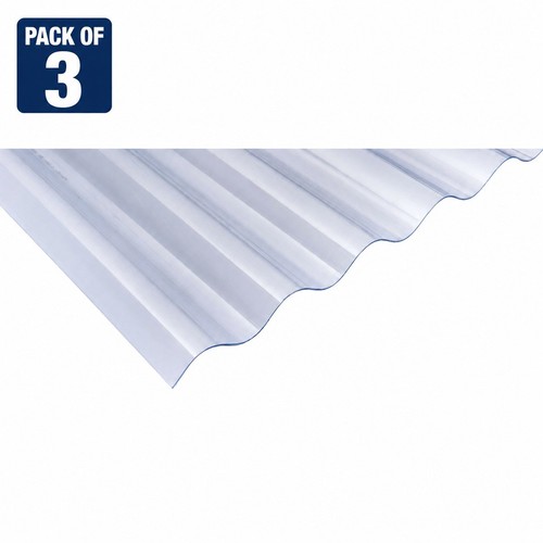 Clear pvc corrugated roofing - clear,