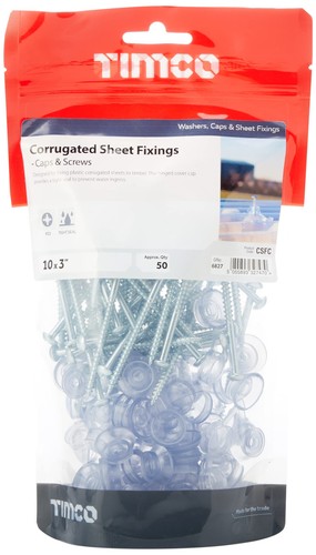Timco corrugated sheet fixings - corrugated,